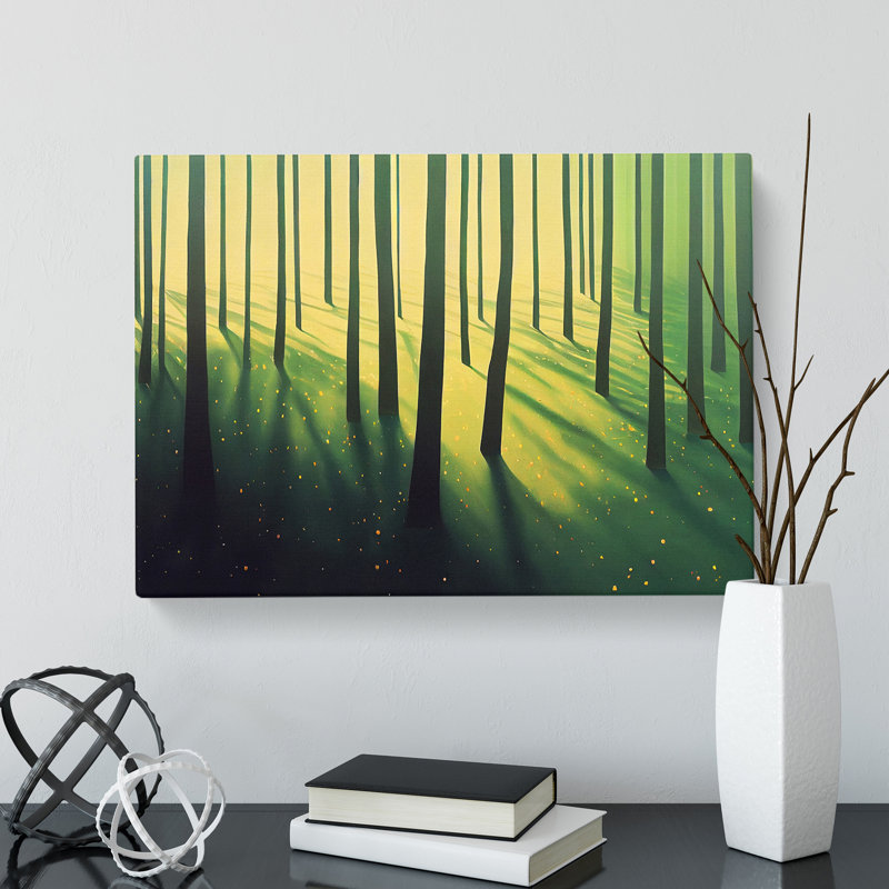 A Loving Summer Forest - Wrapped Canvas, 40cm H x 60cm W x 3cm D