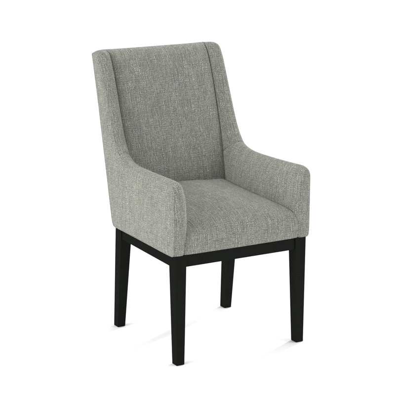 Upholstered Arm Chair, 61676-75, Black
