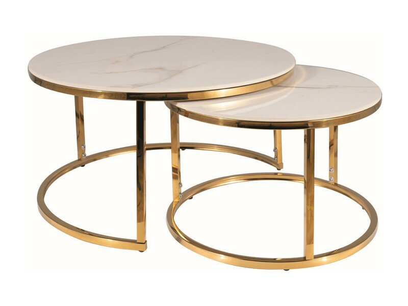 Jonesborough Coffee Table, Grey/Gold