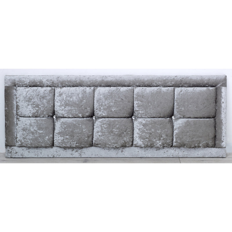 Velazquez Upholstered Headboard, Kingsize (5'), Silver