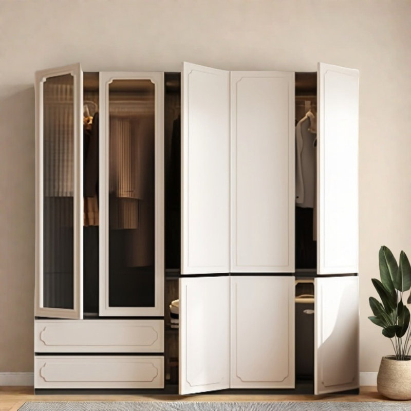 Garde-robe simple et haut de gamme, H 79 po x l 79 po x P 24 po