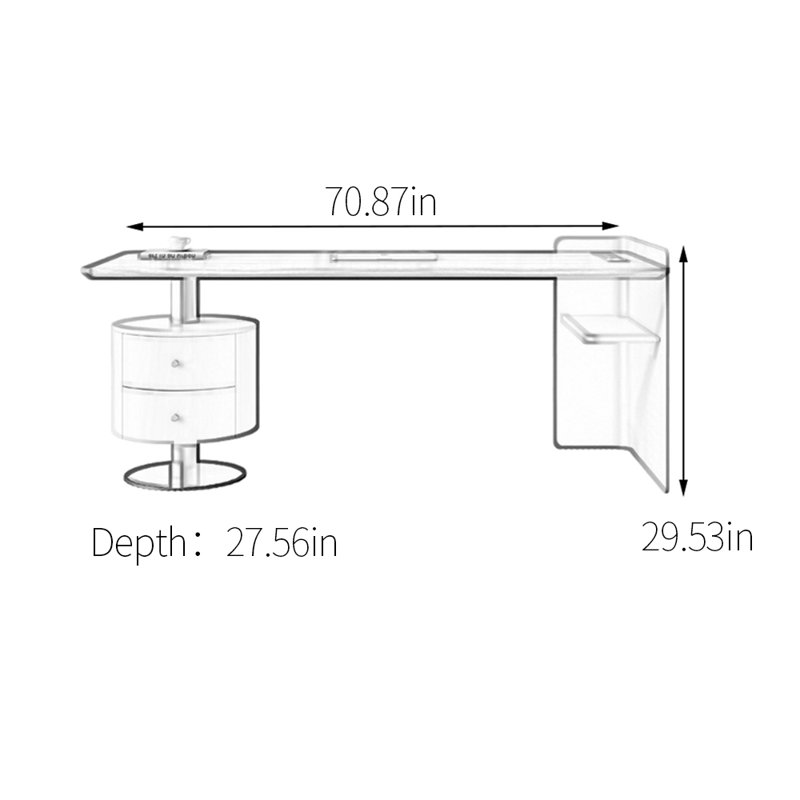 Dejong, Deep Coffee, 29.53" H x 70.87" W x 27.56" D