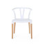 Chaise de salle à manger en plastique (ensemble de 2)-2061863970