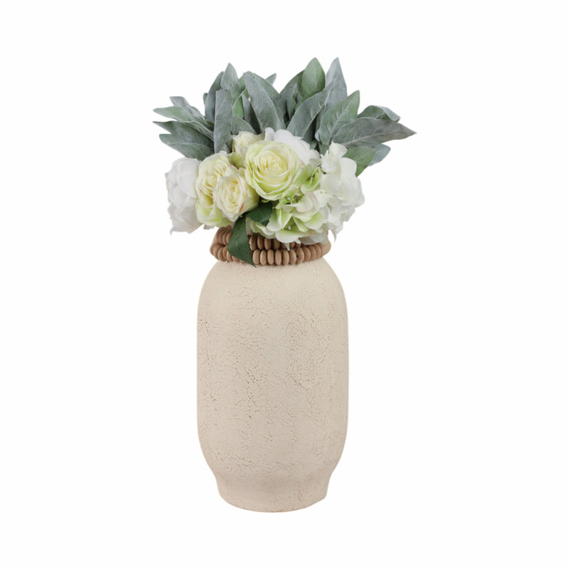 Albany Handmade Ecomix/Solid Wood Table Vase, 16" H x 8" W x 8" D