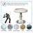Allaryce Concrete Birdbath