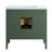 Solid wood Modern Freestanding Single Sink Bathroom Vanity with Engineered Marbl Top-1630363941-1630363943