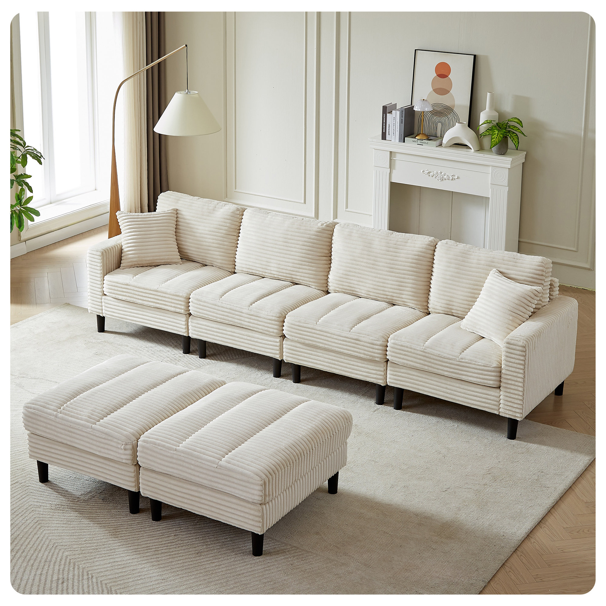 BESTCOSTY Oversized U-shaped Modular Sofa - Wayfair Canada
