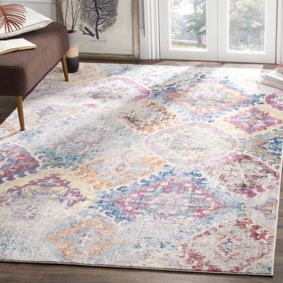 Taina Damask Hand Woven Area Rug
