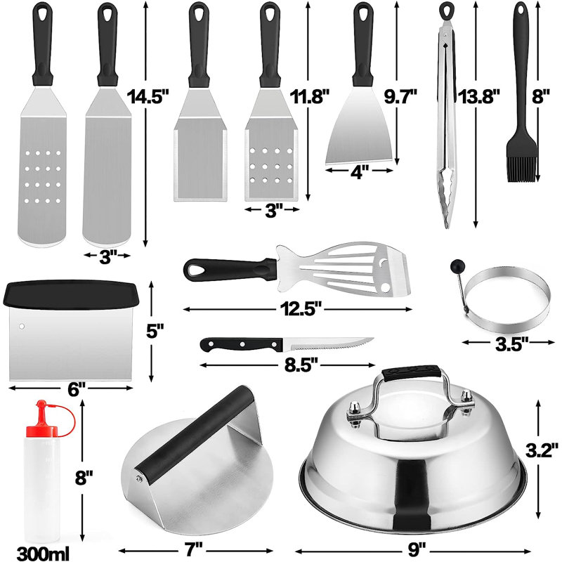 Dishwasher Safe Grilling Tool Set