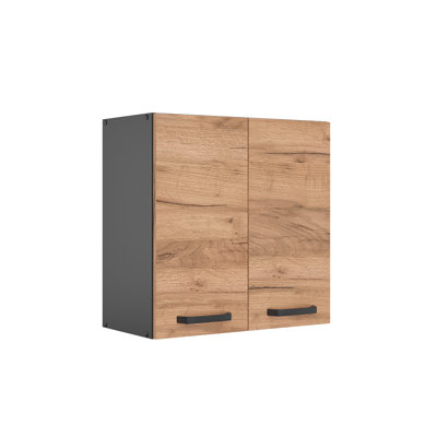 Biagio 60Cm H x 60Cm W x 31Cm D Oak Wall Unit