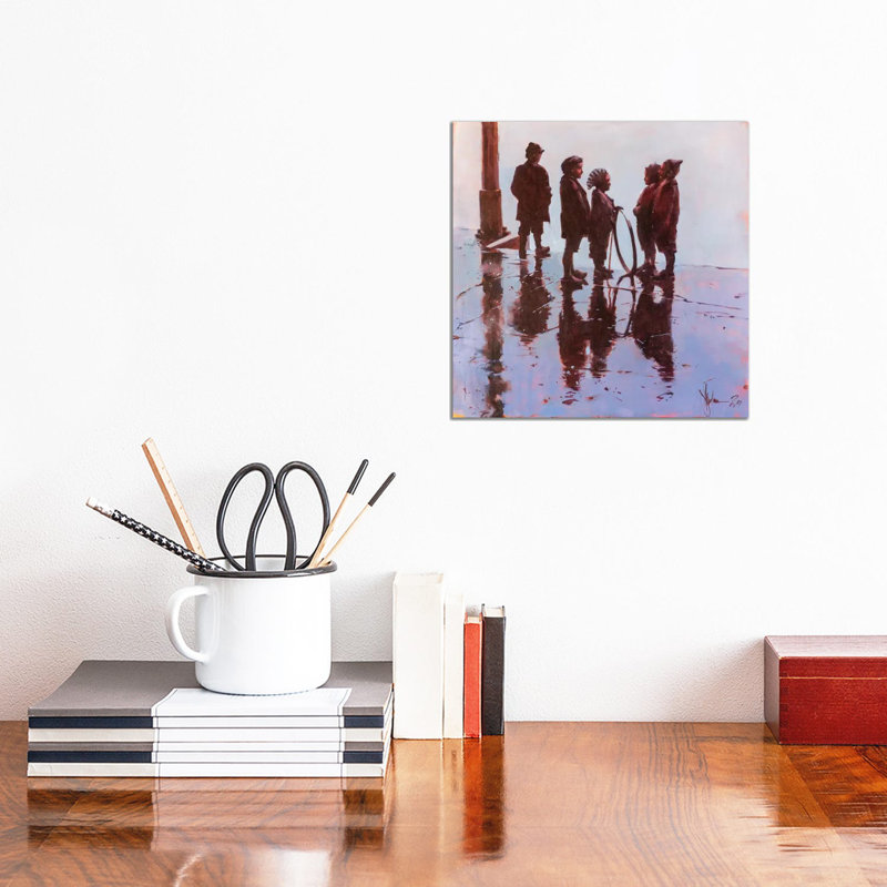 Resolute Conversation by Igor Shulman - Wrapped Canvas Gallery-Wrapped Canvas Giclée, 30.48 cm H x 30.48 cm W