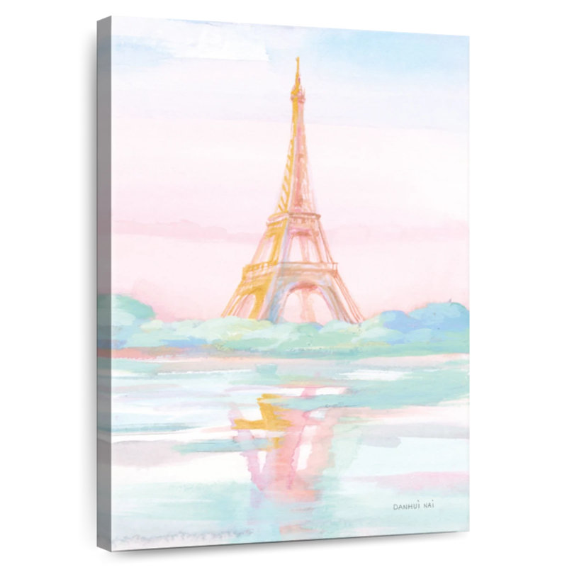 Aime Pastel Paris V, 51" H x 34" W