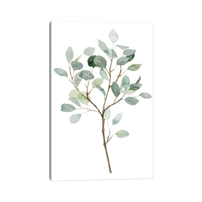 Seaglass Eucalyptus II by Grace Popp - Wrapped Canvas Print, 66.04 cm H x 45.72 cm W