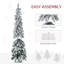 Arbre de Noël artificiel pré-éclairé-107289511