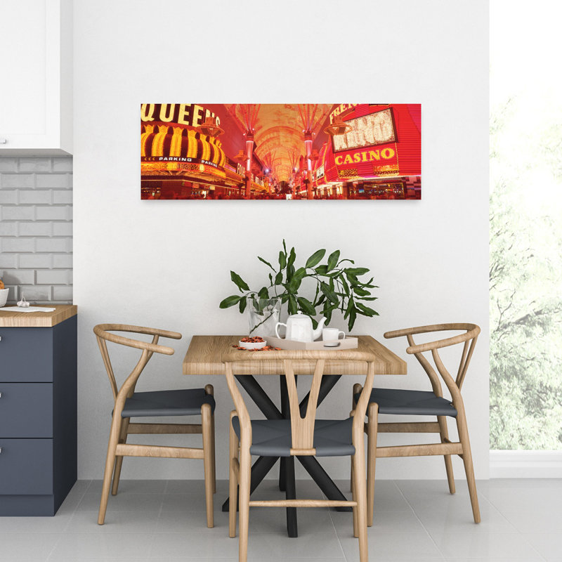 Fremont St expérience, Las Vegas, Nv, architecture contemporaine, art mural de la ville, H 36 po x l 12 po