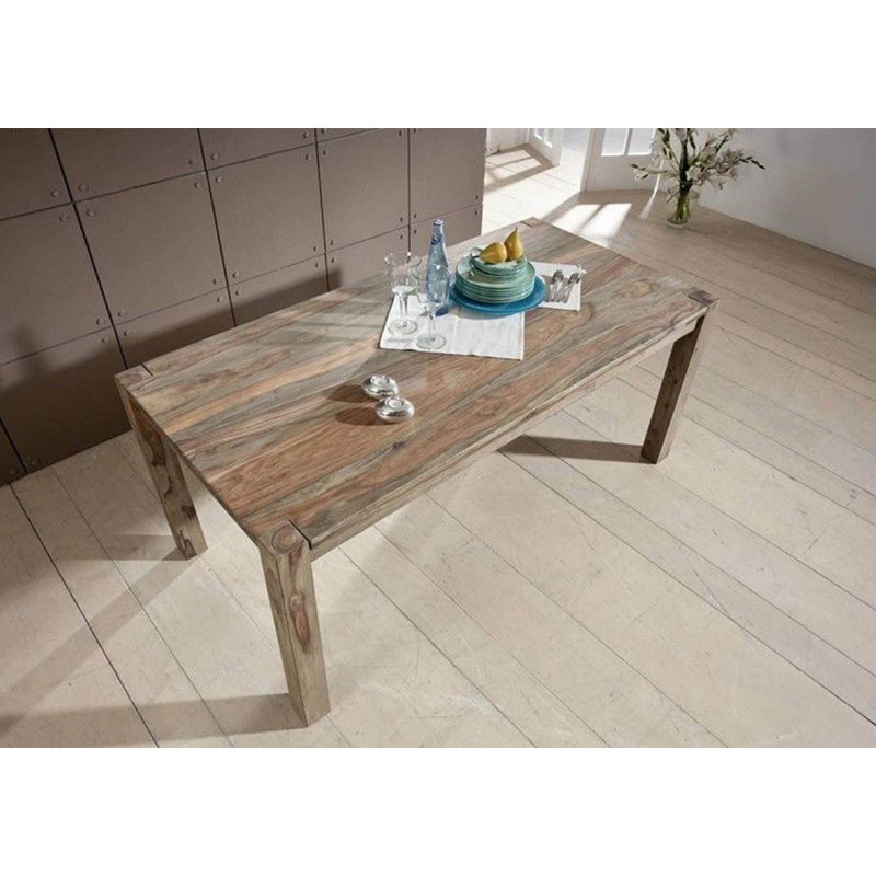Nature Solid Wood Dining Table, H76 x L160 x W90cm