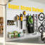 Système d'organisation de garage robuste en PVC 8 pi x 4 pi Slatwall-273440060