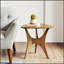Table d'appoint Mid-Century Triangle Modern