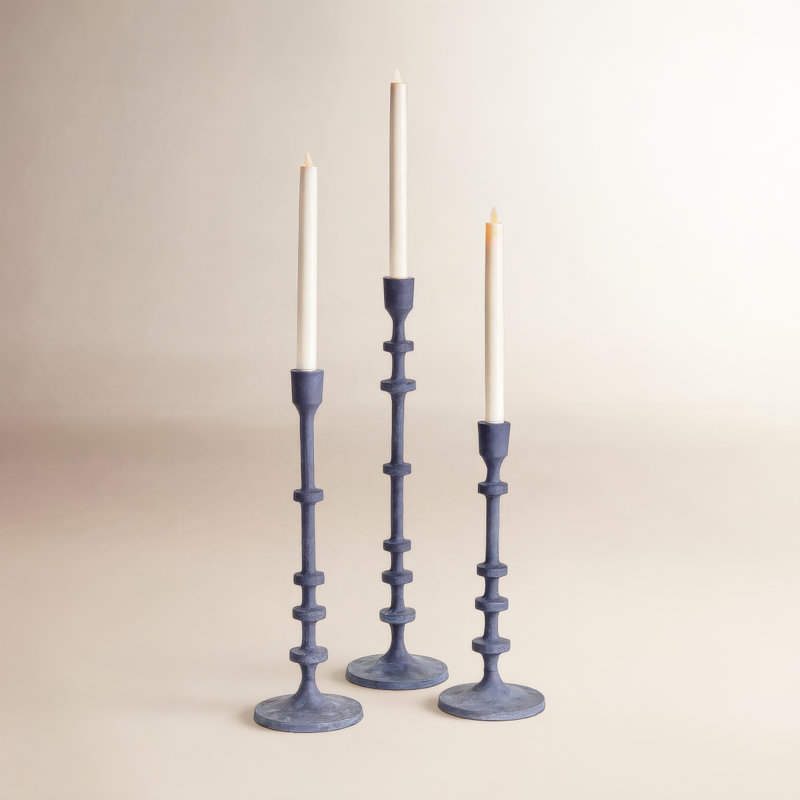 ABACUS TAPER HOLDERS, Gray