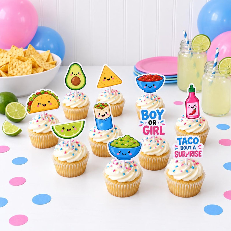 Ensemble de 10 petits gâteaux Taco Bout a Surprise