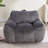 Giant Plush Bean Bag Chair for Adults Teens, Soft Comfy Beanbag Lounge Lazy Floor Sofa Accent Chair with Back Support for Living Room, Bedroom,Stuffed BeanBag Chair-1091346658