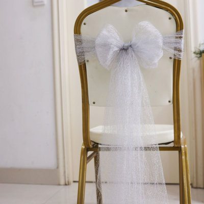Lace Chair Back Decoration Floral Chair Covers Wedding Chair Covers  Wedding Decor Chair Ribbons And Streamers