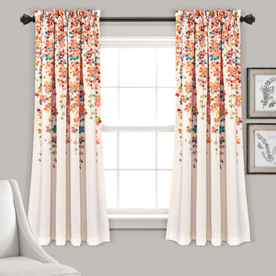 Weeping Flowers Room Darkening Pair