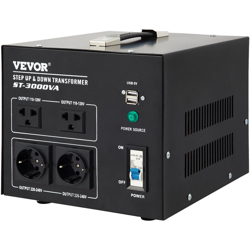 Convertisseur de tension Step Up Down Transformer 3000W 240V-110V 110V-240V US-UK