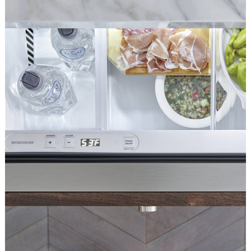 Monogram 24" Integrated Double Drawer Refrigerator
