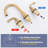 Widespread Faucet Bathroom Faucet with Drain Assembly-115993788