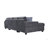 Modular L - Shaped Sectional Sofa With Corduroy Upholstery, Built - In Cup Holders-1341675111