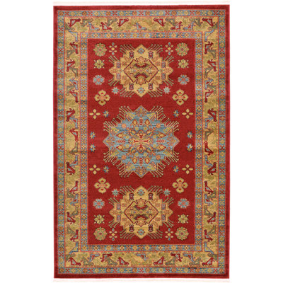 Tapis rouge de style oriental Eesi