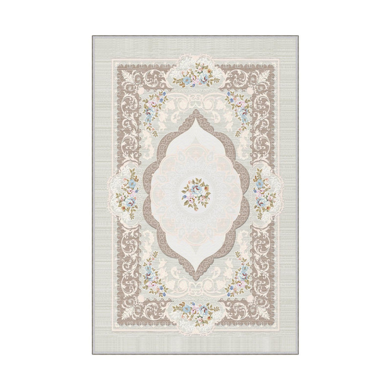 Premium Hall Carpet (3.3 x 9.8 ft), 100% Polyester, 8 mm Pile Height | Antibacterial, Non-Slip PVC Dot Underside, 650 gr/m² | Machine Washable, 3D Digital Printing | Ideal for Living Room & Entryways, Durable & Stylish Design