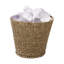 JVL Seagrass Decorative Bin