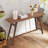 Narrow Console Table with Solid Wood Legs-140619387