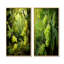 «White White Forest Tranquility - Forest», ensemble de 2 impressions sur toile-102576638-102576646