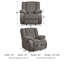 Fauteuil inclinable et berçant Barksdale-32519915