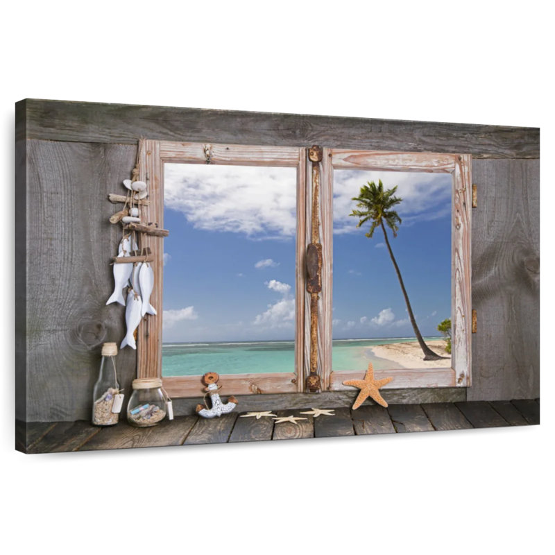 Lilie Nautical Themed Window, 16" H x 24" W