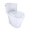 Toilette allongée une pièce à hauteur universelle 1,28 GPF TOTO® Nexus® avec CEFIONTECT® et siège SS124 SoftClose, prêt pour WASHLET® +, blanc coton