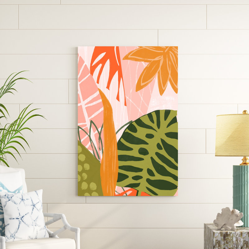 Jungle Collage II, H 48 po x l 32 po x P 1,25 po