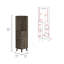 Armoire de coin Plex, salon, brun foncé-713634594