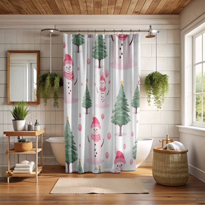 Candy Blush - Premium Shower Curtain 90