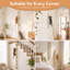 Cat Wall Scratcher, 67" Tall Kitten Scratching Post, DIY Cat Tree, Natural Sisal & Jute, Wall-Mounted Scratcher, Space-Saving