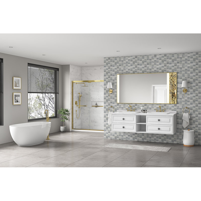 Meuble-lavabo pour salle de bain Doulble Sink