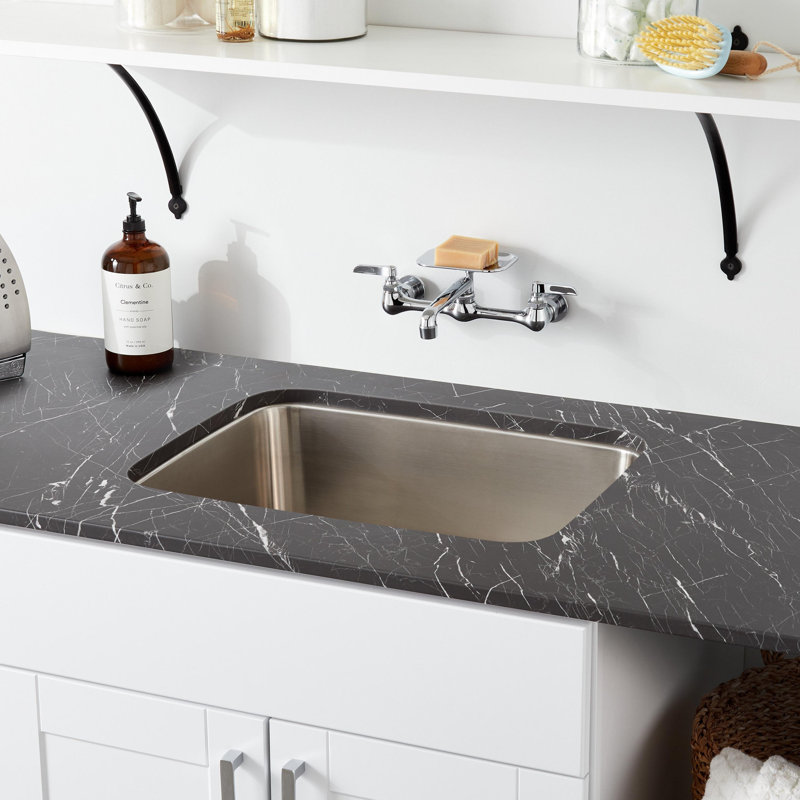 Medford 23-1/2" Undermount Single Basin Stainless Steel Laundry Sink