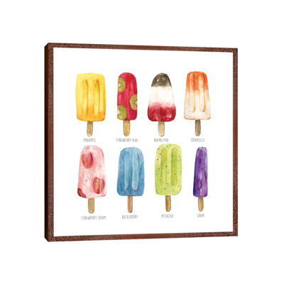 Popsicles Come Chill by Carol Robinson - Print on Canvas