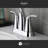 Stilleto Collection Double Handle 4" Centerset Lavatory Bathroom Sink Faucet with Drain Assembly - Chrome Polished-36865971