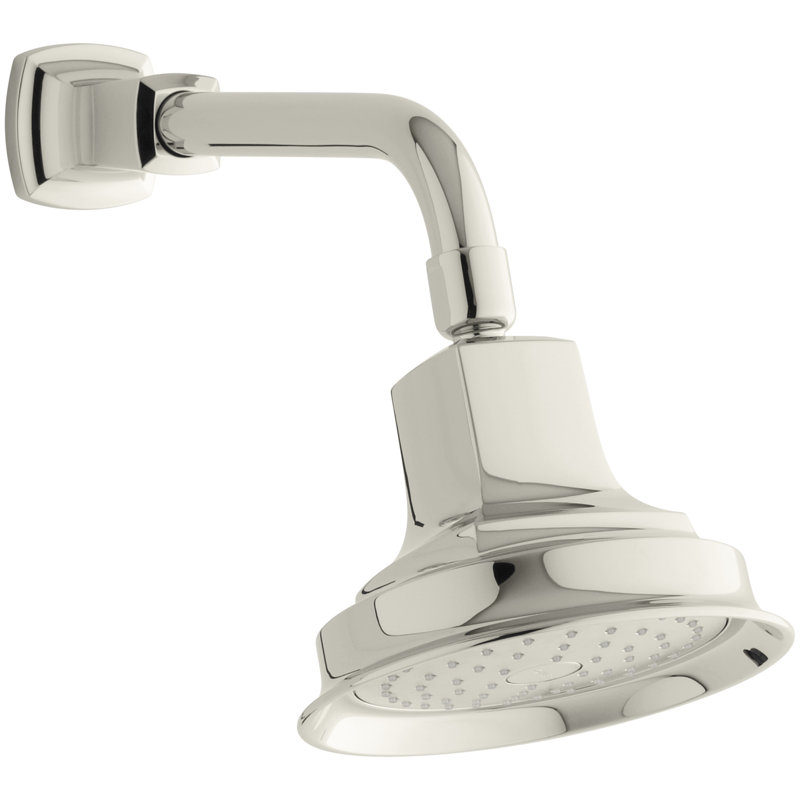 Pomme de douche fixe, Nickel poli éclatant