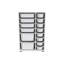 Modern Multi-Purpose Cabinet, White, 27.4 x 42.9 x 11.8 inches | 100% Melamine Coated Particle Board, Thickness: 0.7 inches | Features Numerous Shelves, Plastic Legs, Wall-Mountable Design | Perfect for Home Office, Living Room, or Storage Solutions-928455651-928455678