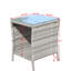Table basse avec patio extérieur en verre trempé transparent